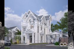 Biệt thự cổ điển 2 tầng Hà Nội